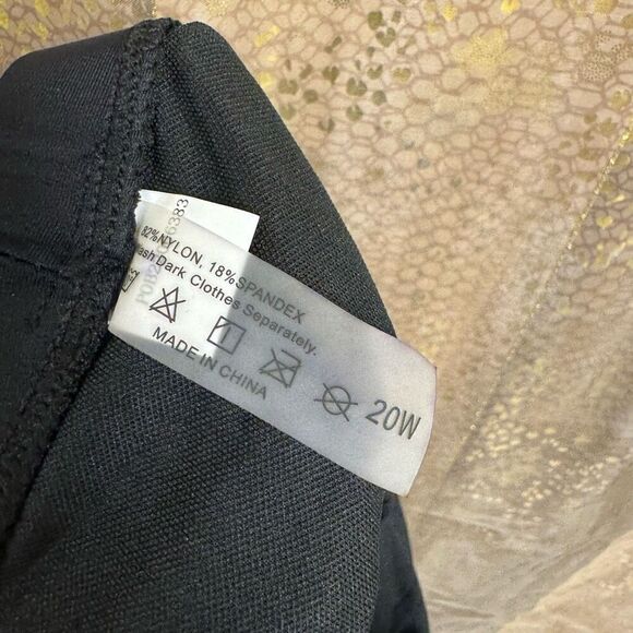 Younique Swim Black Boy Shorts Stretchy Plus Size 20W NWOT - Picture 4 of 7